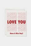 Thumbnail View 1: Red Cap Grocery Bag Love Greeting  Card