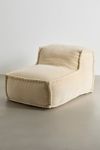 Thumbnail View 4: Evelyn Velvet Bean Bag Lounge Chair