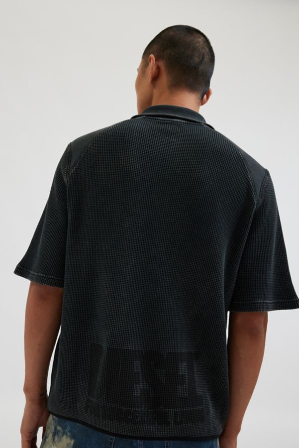 Slide View: 2: Diesel Wafcool Mock Neck Short Sleeve Tee