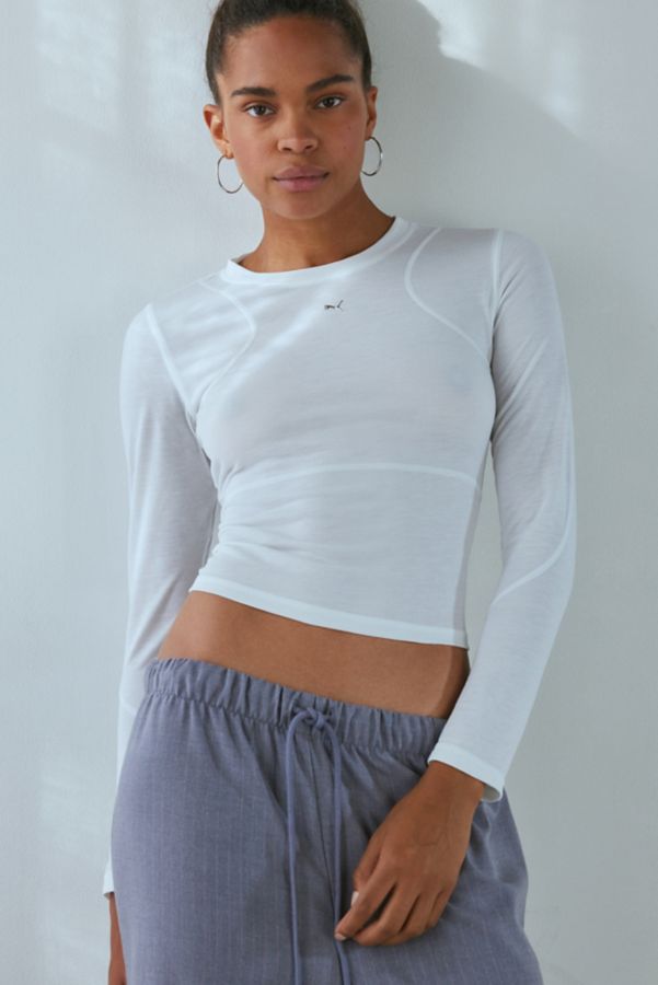 Slide View: 1: PUMA The Fast Race Tight Long Sleeve Tee