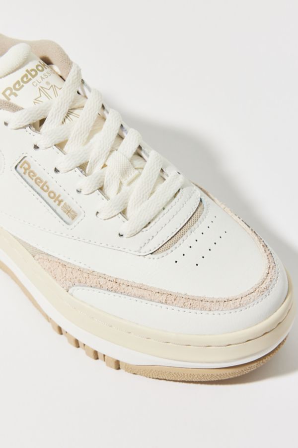 Slide View: 1: Espadrille Reebok Club C Extra Plateforme