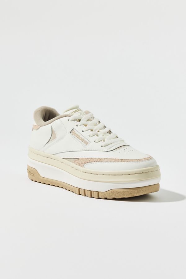 Slide View: 3: Espadrille Reebok Club C Extra Plateforme