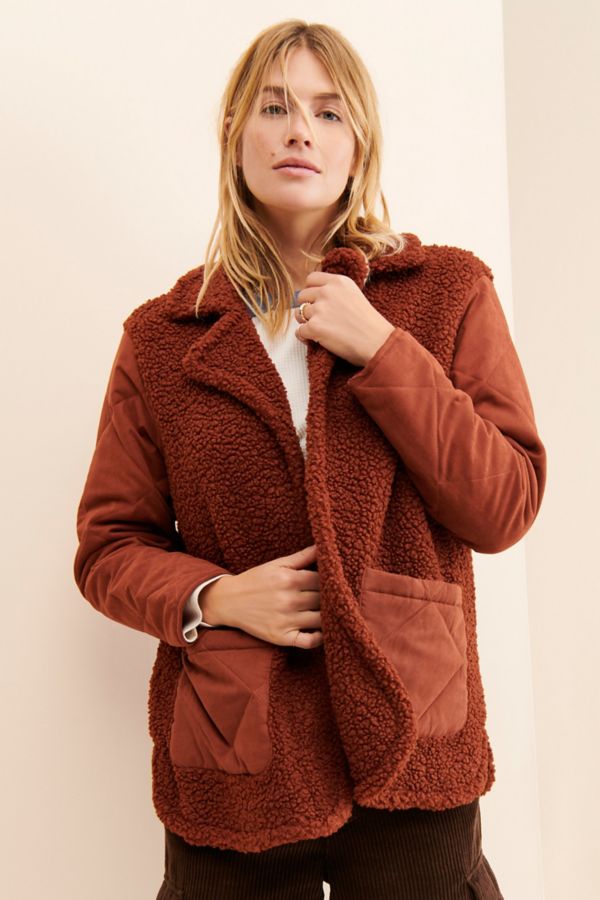 Slide View: 1: Sadie & Sage Best Days Quilted Jacket