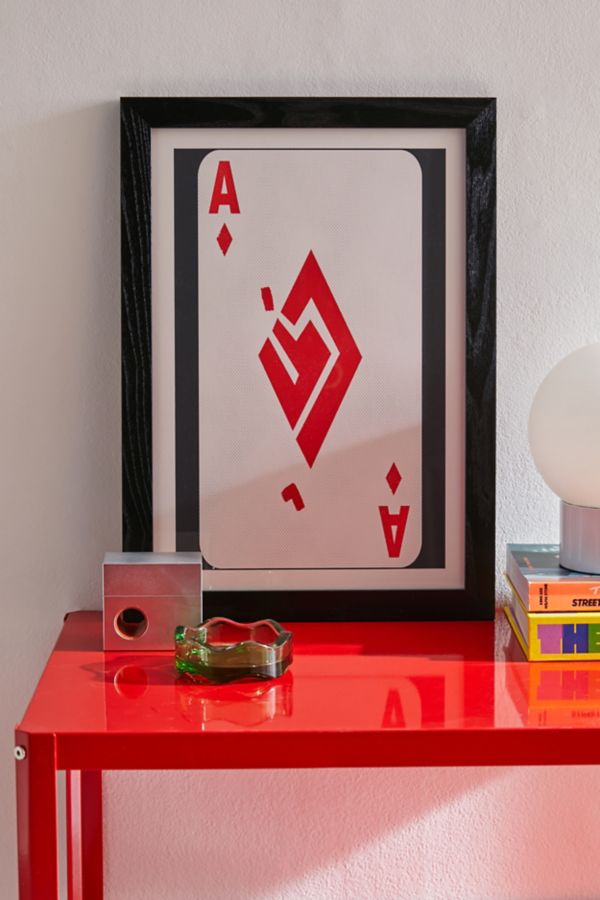 Slide View: 1: Troy Browne UO Exclusive Ace Of Diamonds Poster