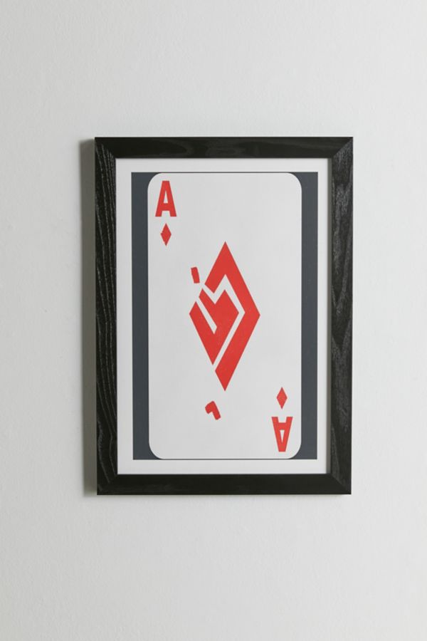 Slide View: 2: Troy Browne UO Exclusive Ace Of Diamonds Poster