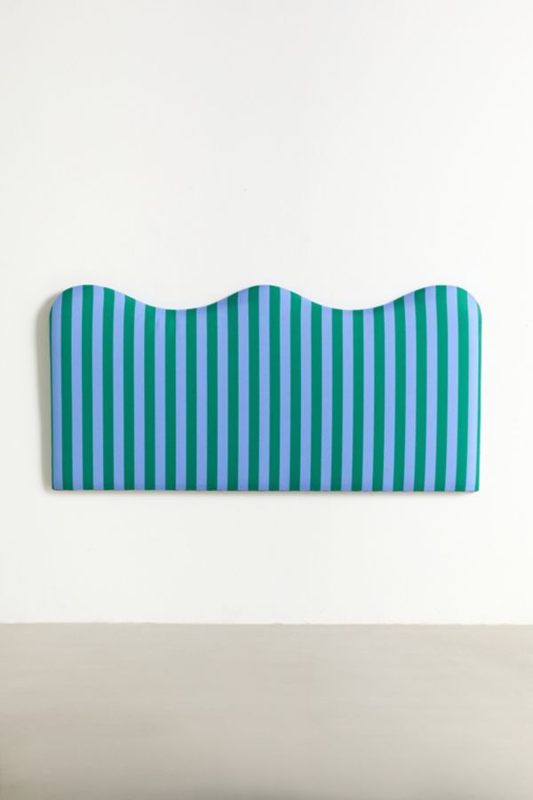 Slide View: 3: Noah Striped Headboard