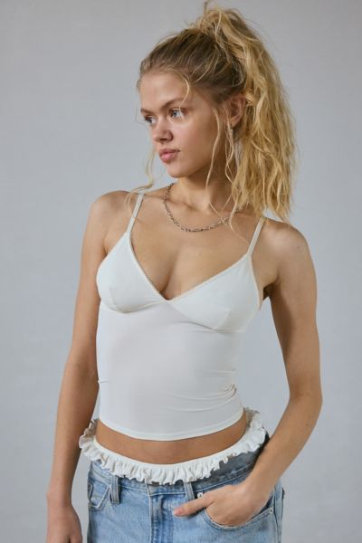 Out From Under Je T'aime Mesh Cropped Cami
