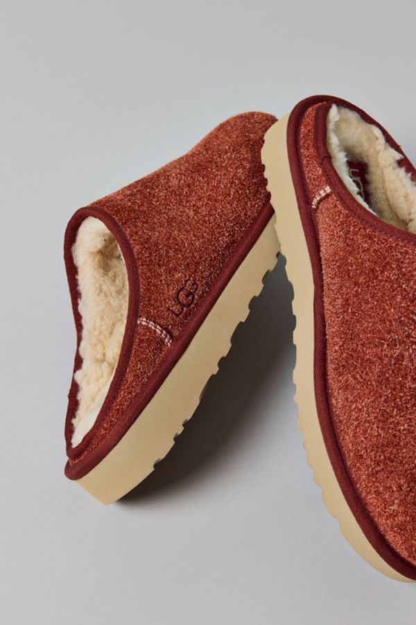 Slide View: 1: UGG Classic Slip-On Shaggy Suede Slipper