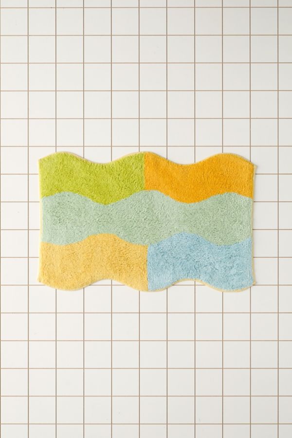 Slide View: 2: Everette Swirl Bath Mat