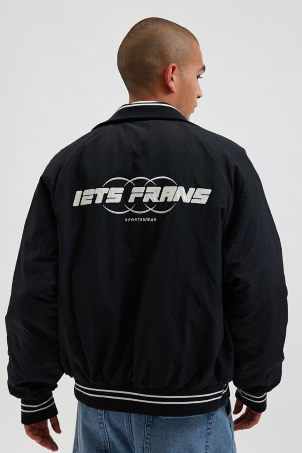 Slide View: 1: iets frans… Padded Varsity Jacket