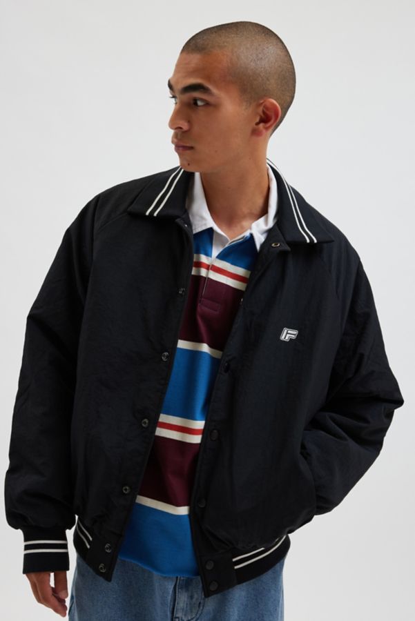 Slide View: 3: iets frans… Padded Varsity Jacket