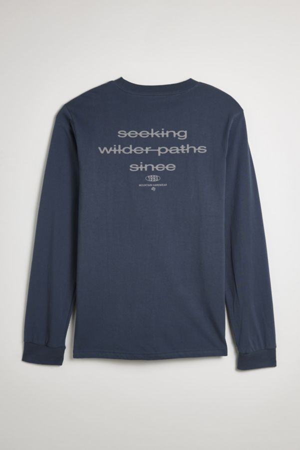 Slide View: 1: Mountain Hardwear Seeking Wilder Paths Graphic Long Sleeve Tee