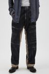 Thumbnail View 1: Diesel Schulz Printed Jean Pattern Paneled Pant