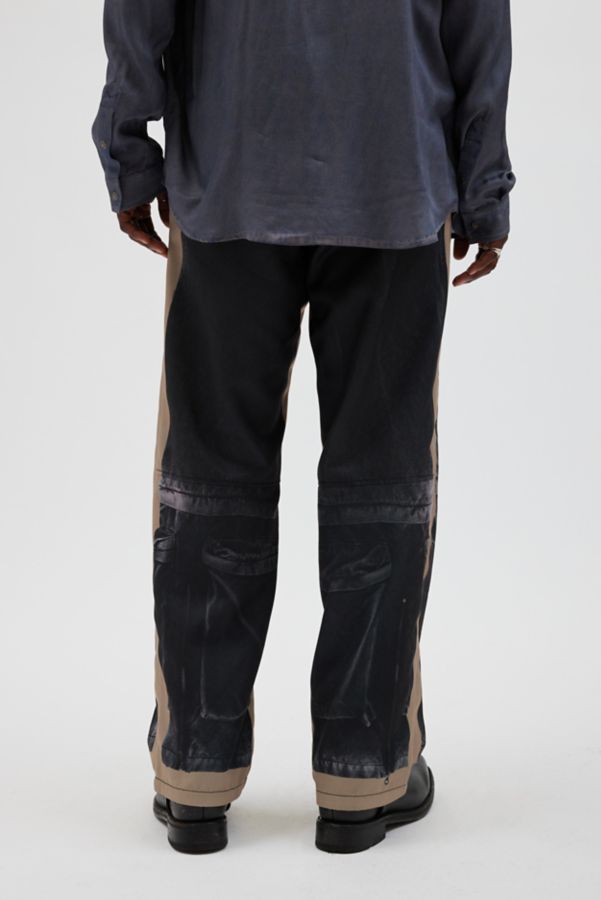 Slide View: 2: Diesel Schulz Printed Jean Pattern Paneled Pant