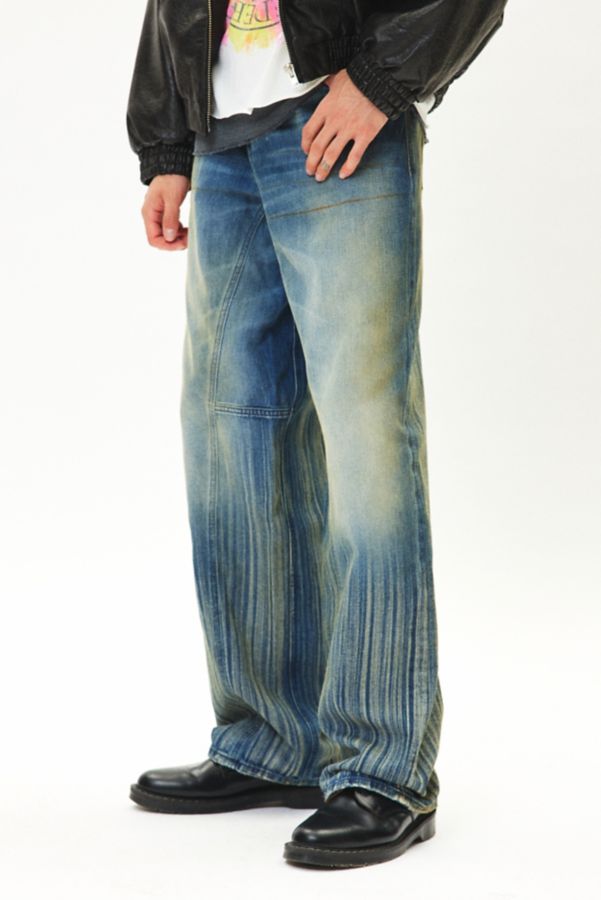 Slide View: 1: Diesel D-Macro Oversized Straight Leg Jean