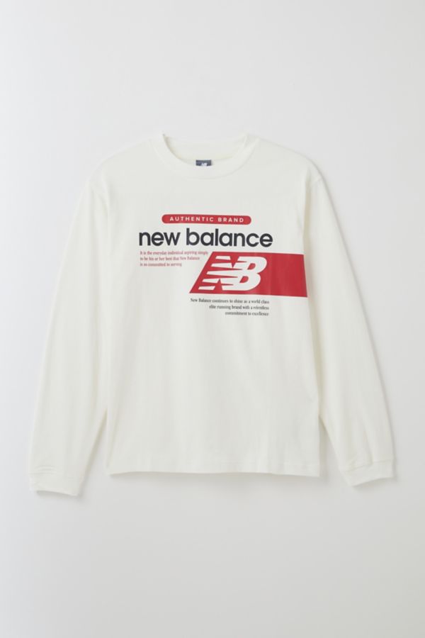 Slide View: 1: New Balance Player Long Sleeve Tee