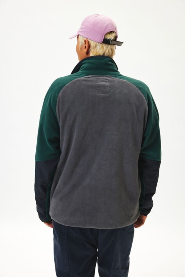 Slide View: 4: KAVU Tennaway Mock Neck Fleece Pullover Sweatshirt