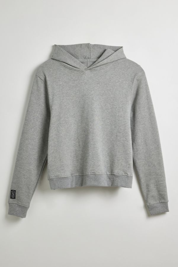 Slide View: 1: Peau De Loup X Tegan And Sara Foundation UO Exclusive Embroidered Boxy Hoodie Sweatshirt