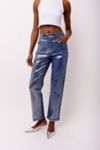 Thumbnail View 1: Amy Lynn Metallic Denim Pant