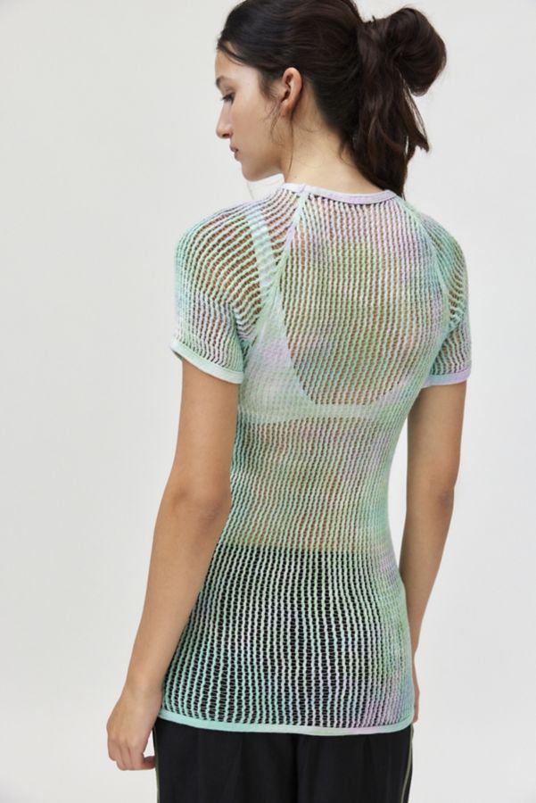 Slide View: 3: T-shirt en Maille Mesh Teint Urban Renewal Remade