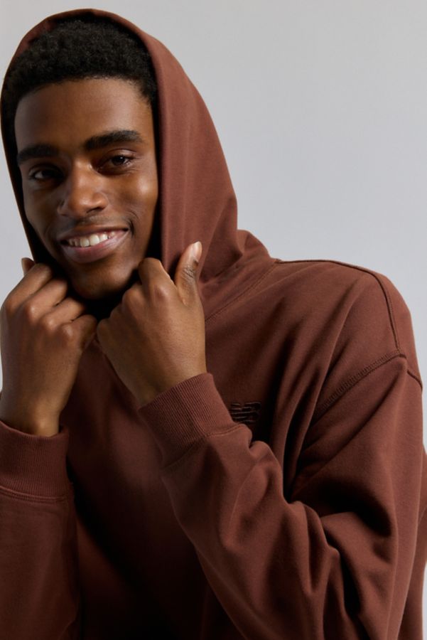 Slide View: 4: New Balance Athletics French Terry Hoodie Sweatshirt