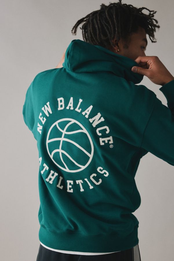 Slide View: 1: New Balance Athletics Relaxed 550 Hoodie Sweatshirt