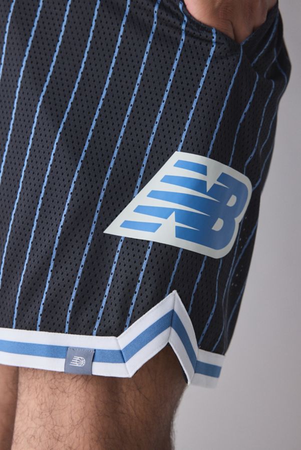 Slide View: 4: New Balance Hoops Printed Basketball Short