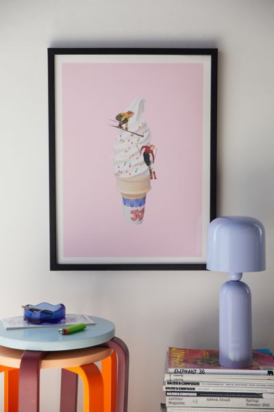 Erica Coven Sweet Shred Pink Art Print