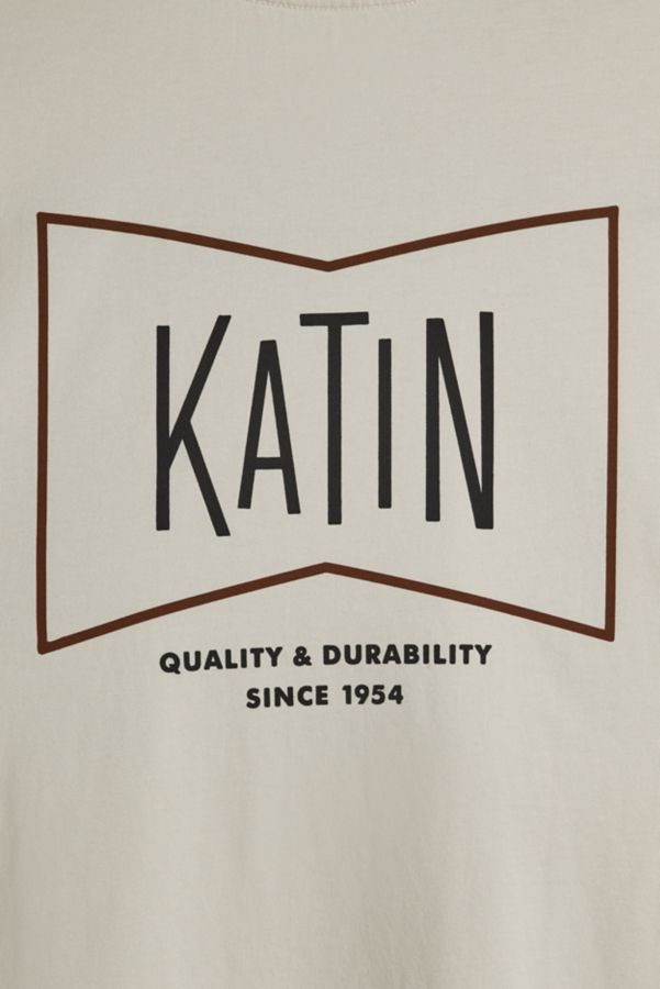 Slide View: 3: T-shirt graphique avec logo Katin Grubby