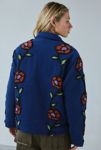 Thumbnail View 4: Veste en molleton jacquard à motif floral OBEY Fields