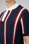 Thumbnail View 2: Ben Sherman Stripe Knit Short Sleeve Rugby Shirt