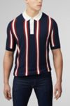 Thumbnail View 3: Ben Sherman Stripe Knit Short Sleeve Rugby Shirt