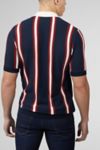 Thumbnail View 4: Ben Sherman Stripe Knit Short Sleeve Rugby Shirt