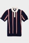 Thumbnail View 1: Ben Sherman Stripe Knit Short Sleeve Rugby Shirt