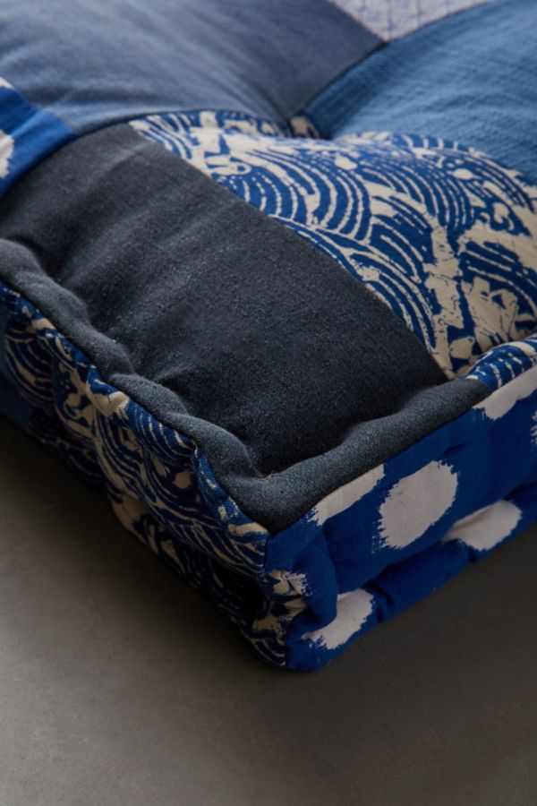 Slide View: 3: Urban Renewal Remnants One-Of-A-Kind Denim Rohini Daybed Cushion