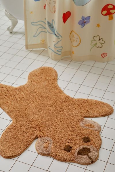 Teddy Bear Tufted Bath Mat