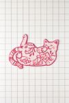 Thumbnail View 2: Delft Cat Shape Tufted Bath Mat