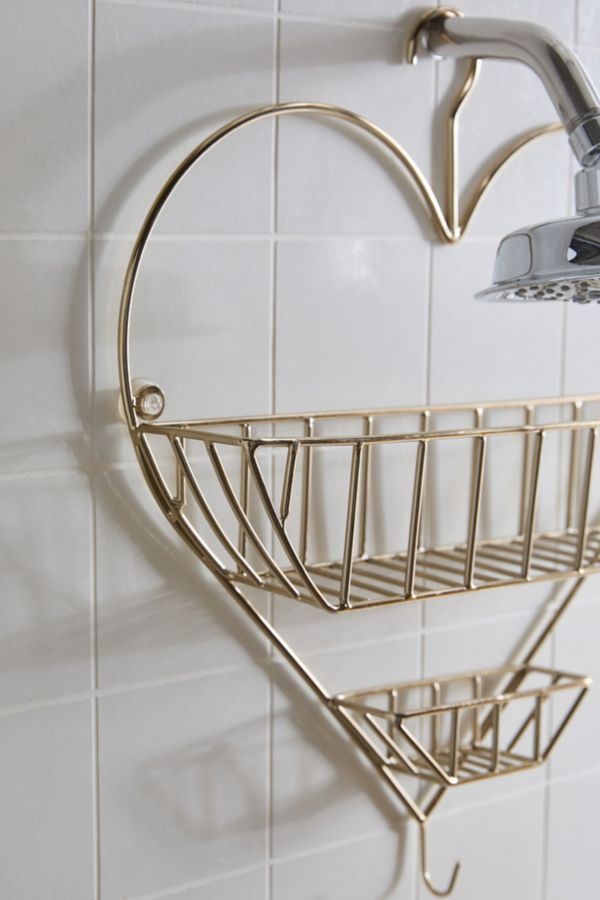 Slide View: 3: Heart Shower Caddy