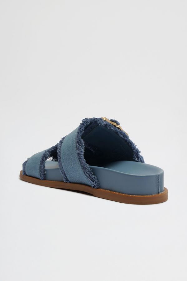 Slide View: 4: Schutz Enola Sporty Frayed Sandals