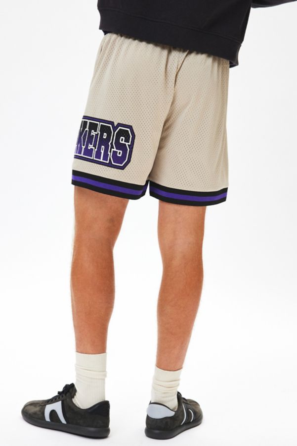 Slide View: 2: NBA UO Exclusive Los Angeles Lakers Extreme Mesh Short