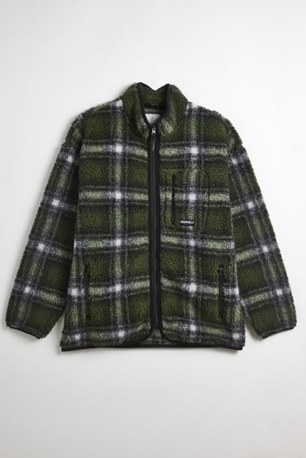 Slide View: 2: Gramicci Shadow Plaid Fleece Jacket