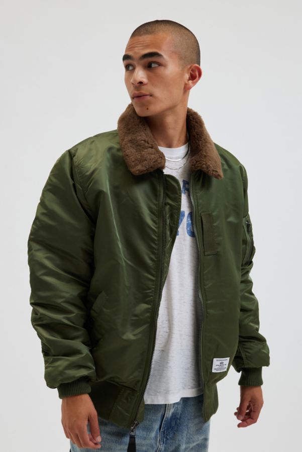 Slide View: 1: Alpha Industries B-15 Mod Flight Jacket