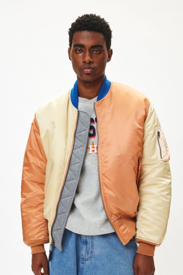 Slide View: 1: Alpha Industries UO Exclusive 30th Anniversary MA-1 Reversible Bomber Jacket