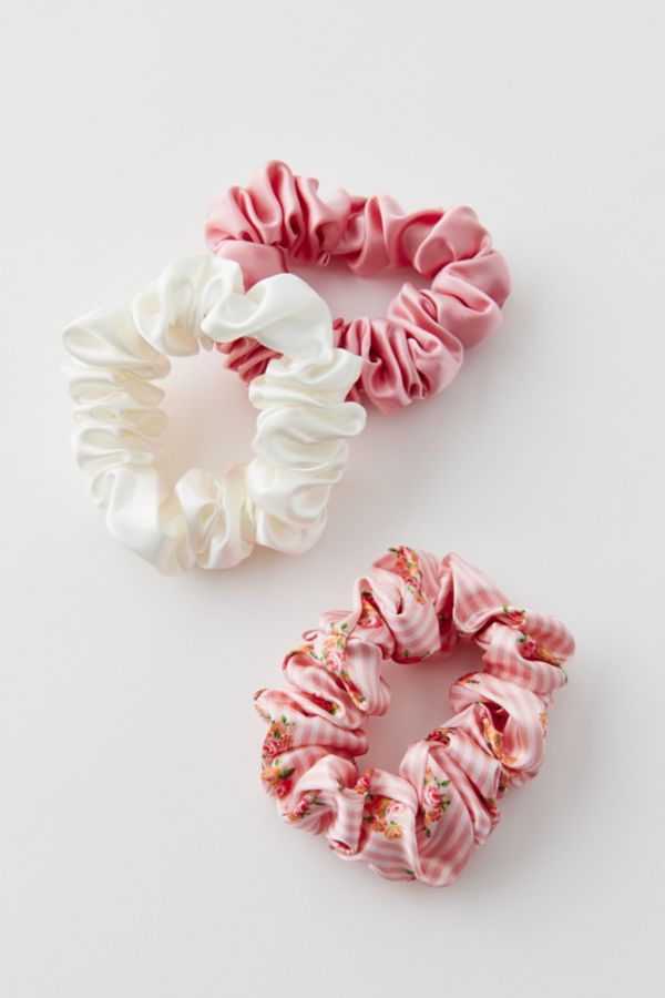 Slide View: 2: Slip Large Pure Silk Scrunchie Set