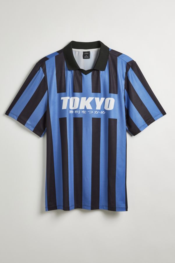 Slide View: 1: Tokyo Soccer Jersey Polo Tee