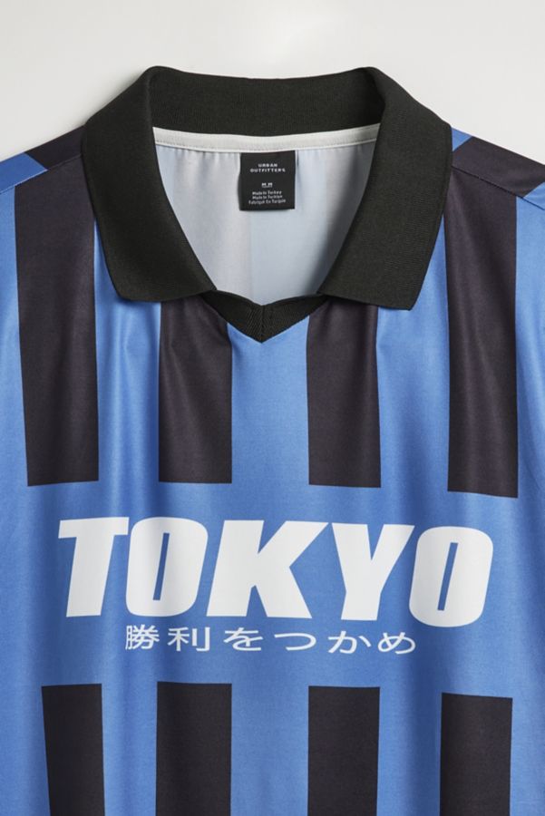 Slide View: 2: Tokyo Soccer Jersey Polo Tee