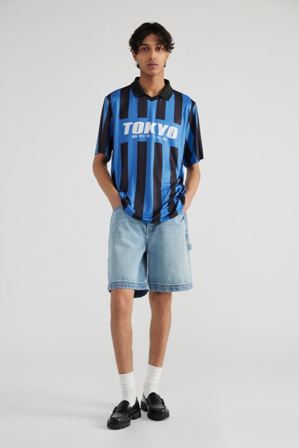 Slide View: 4: Tokyo Soccer Jersey Polo Tee