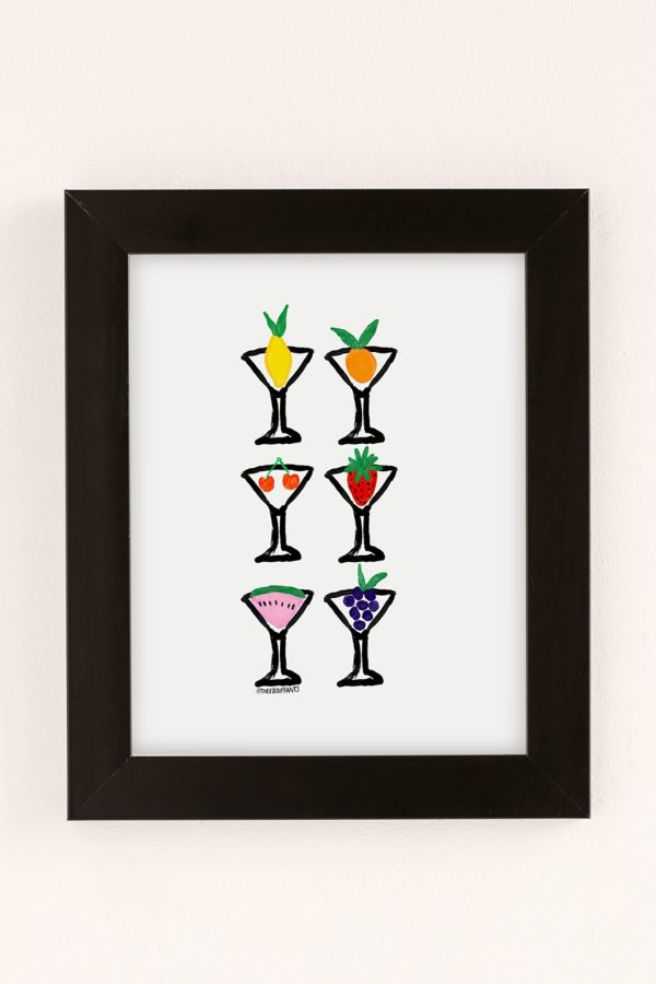 Slide View: 2: theebouffants Fruit Cocktails Art Print