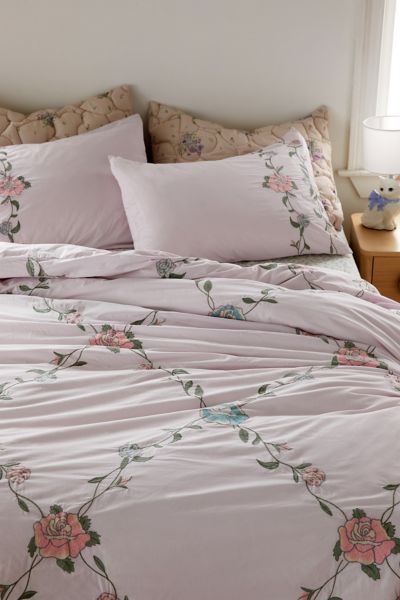 Secret Garden Embroidered Duvet Cover