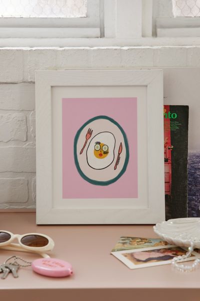 theebouffants Glam Brunch Egg Art Print